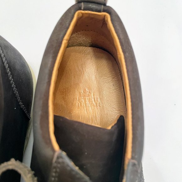 Peter Millar Dark Brown/Bison Leather Lace Up Midtown Chukka Sneaker Sz 10.5 main image 15